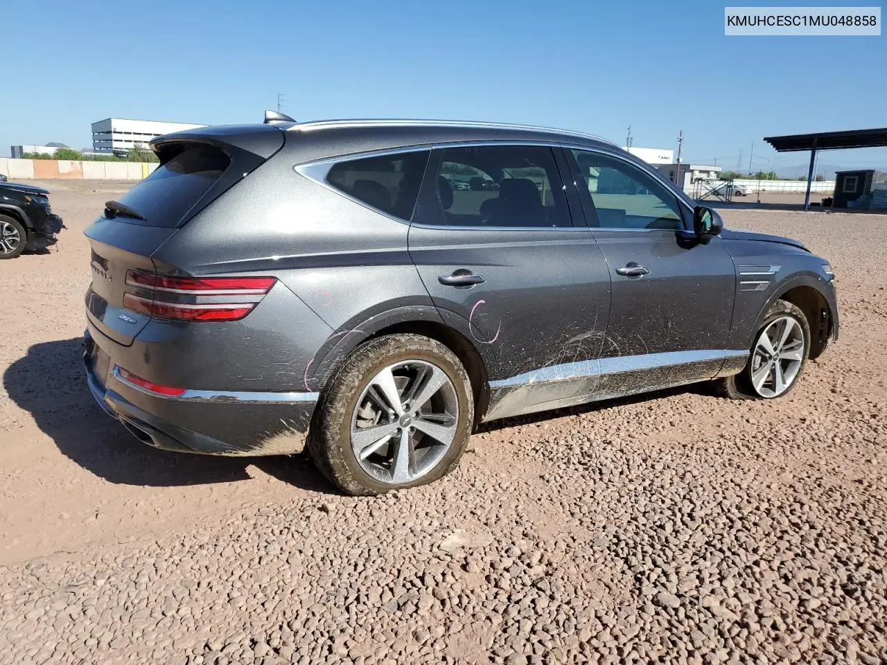 2021 Genesis Gv80 Base VIN: KMUHCESC1MU048858 Lot: 61790505