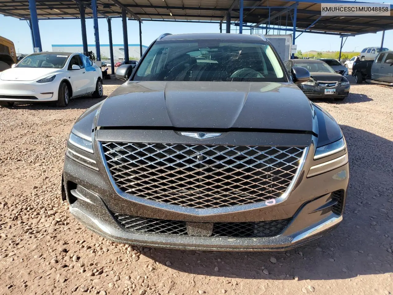 2021 Genesis Gv80 Base VIN: KMUHCESC1MU048858 Lot: 61790505