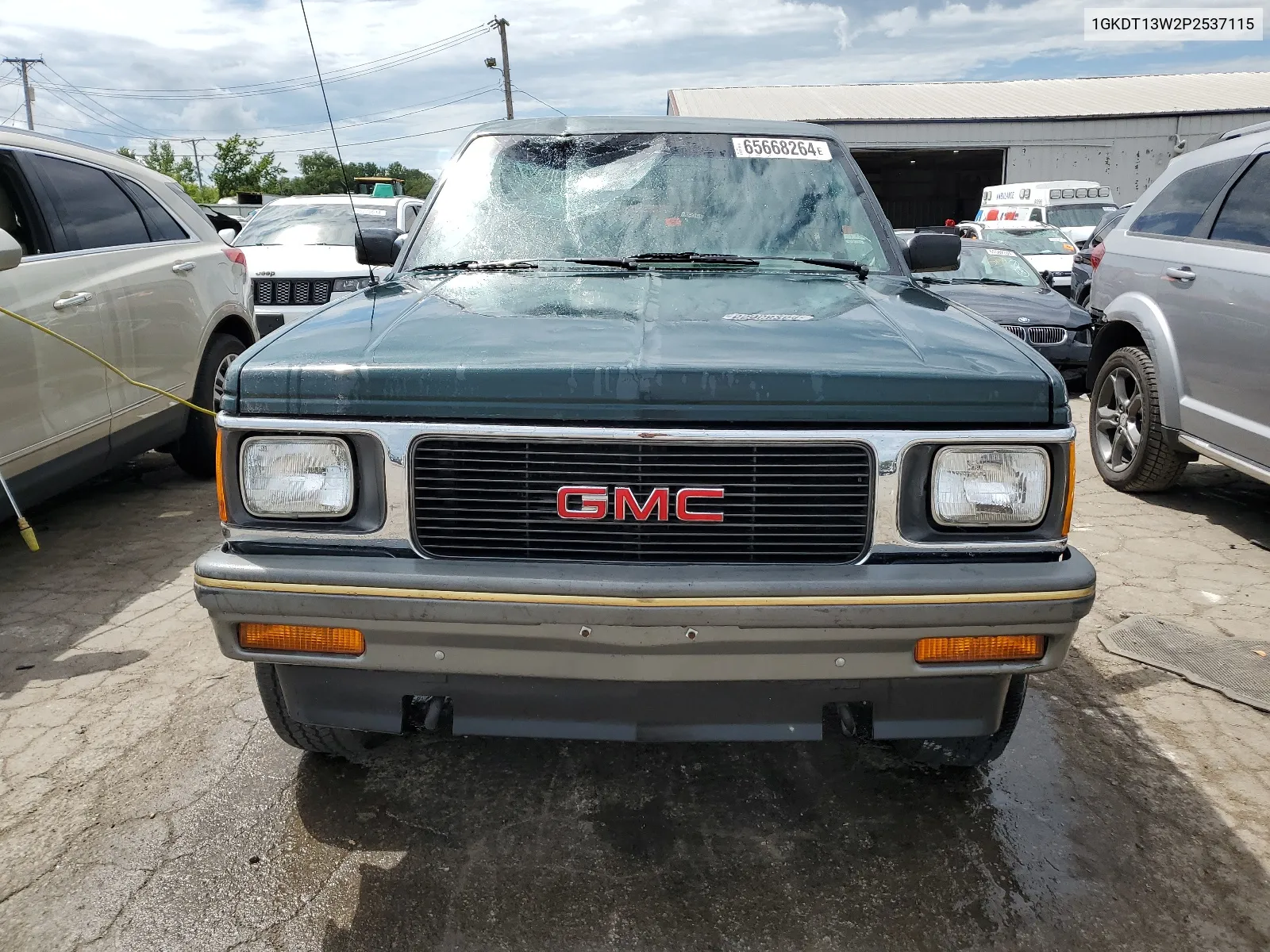 1993 GMC S15 Jimmy VIN: 1GKDT13W2P2537115 Lot: 65668264
