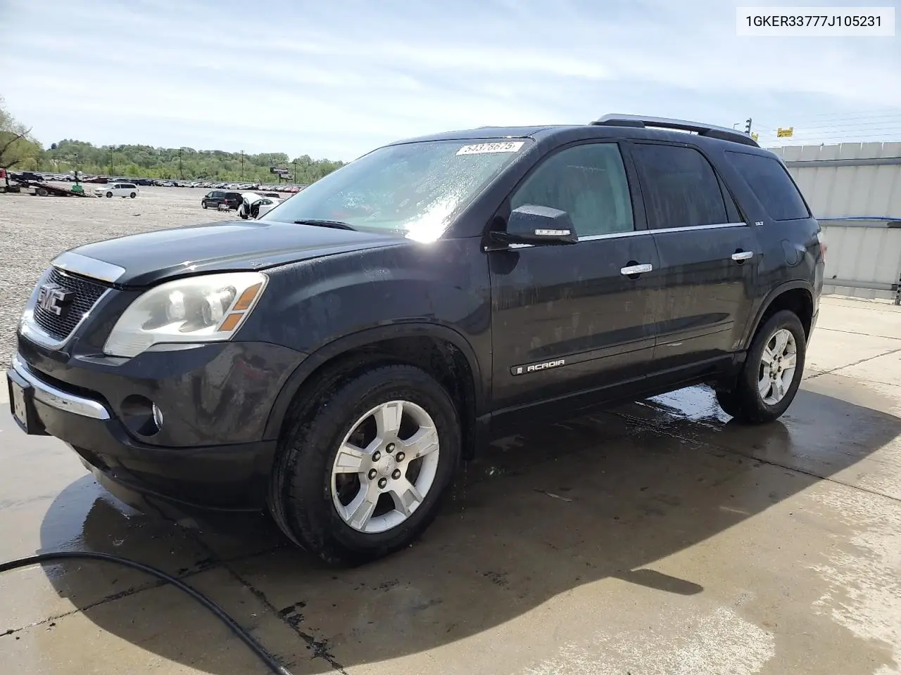 2007 GMC Acadia Slt-2 VIN: 1GKER33777J105231 Lot: 54378675