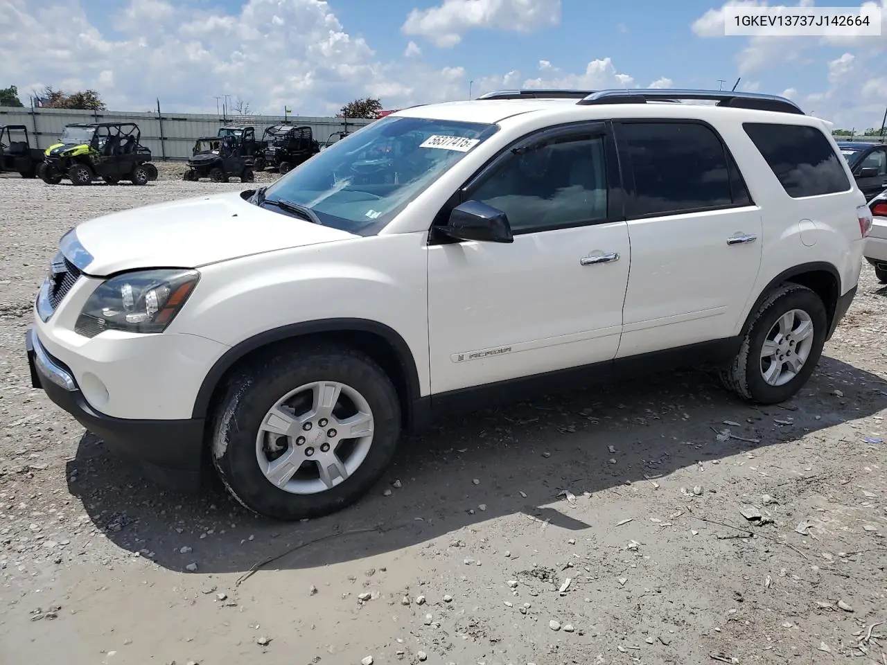 2007 GMC Acadia Sle VIN: 1GKEV13737J142664 Lot: 56377415