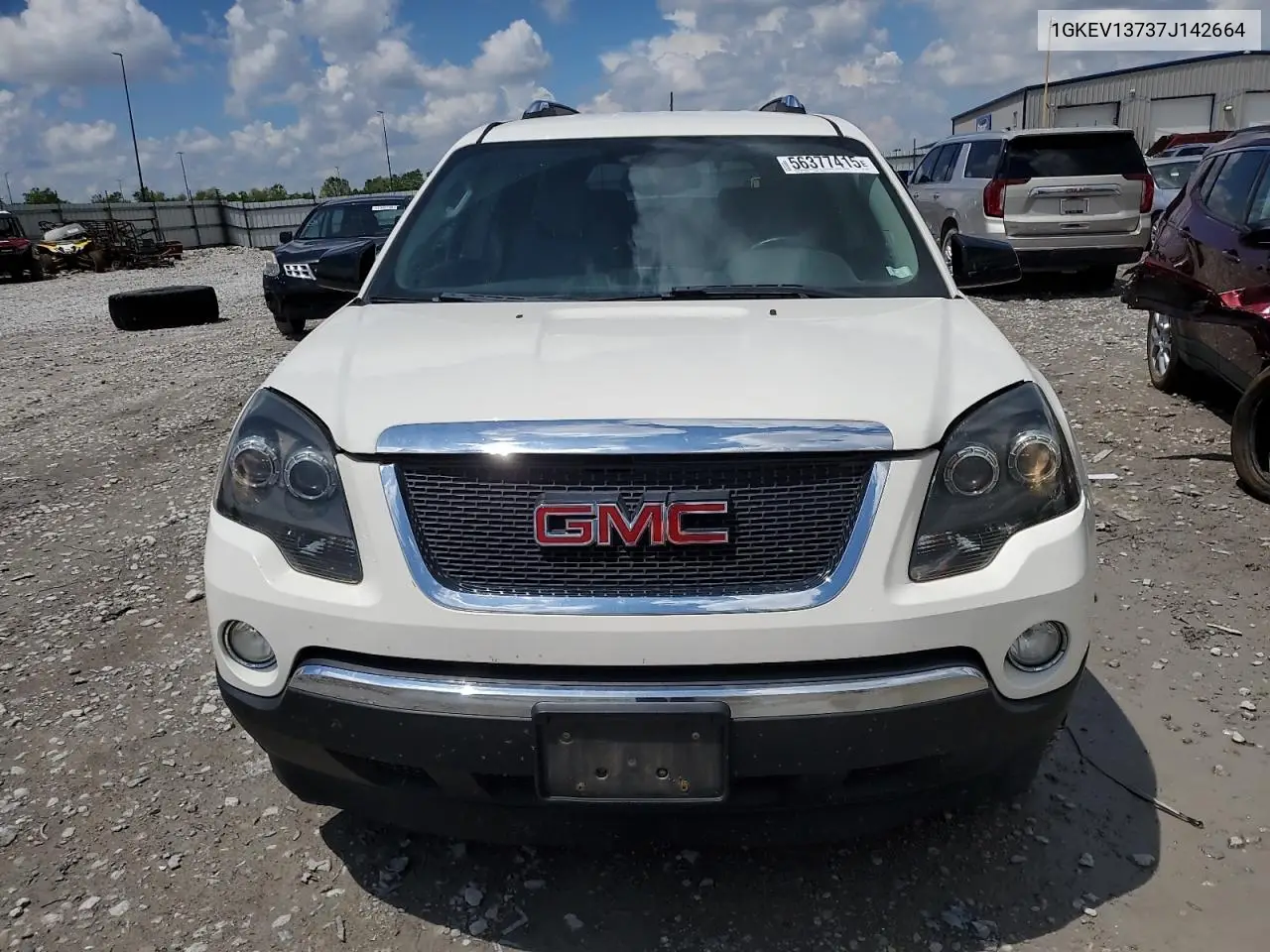 2007 GMC Acadia Sle VIN: 1GKEV13737J142664 Lot: 56377415