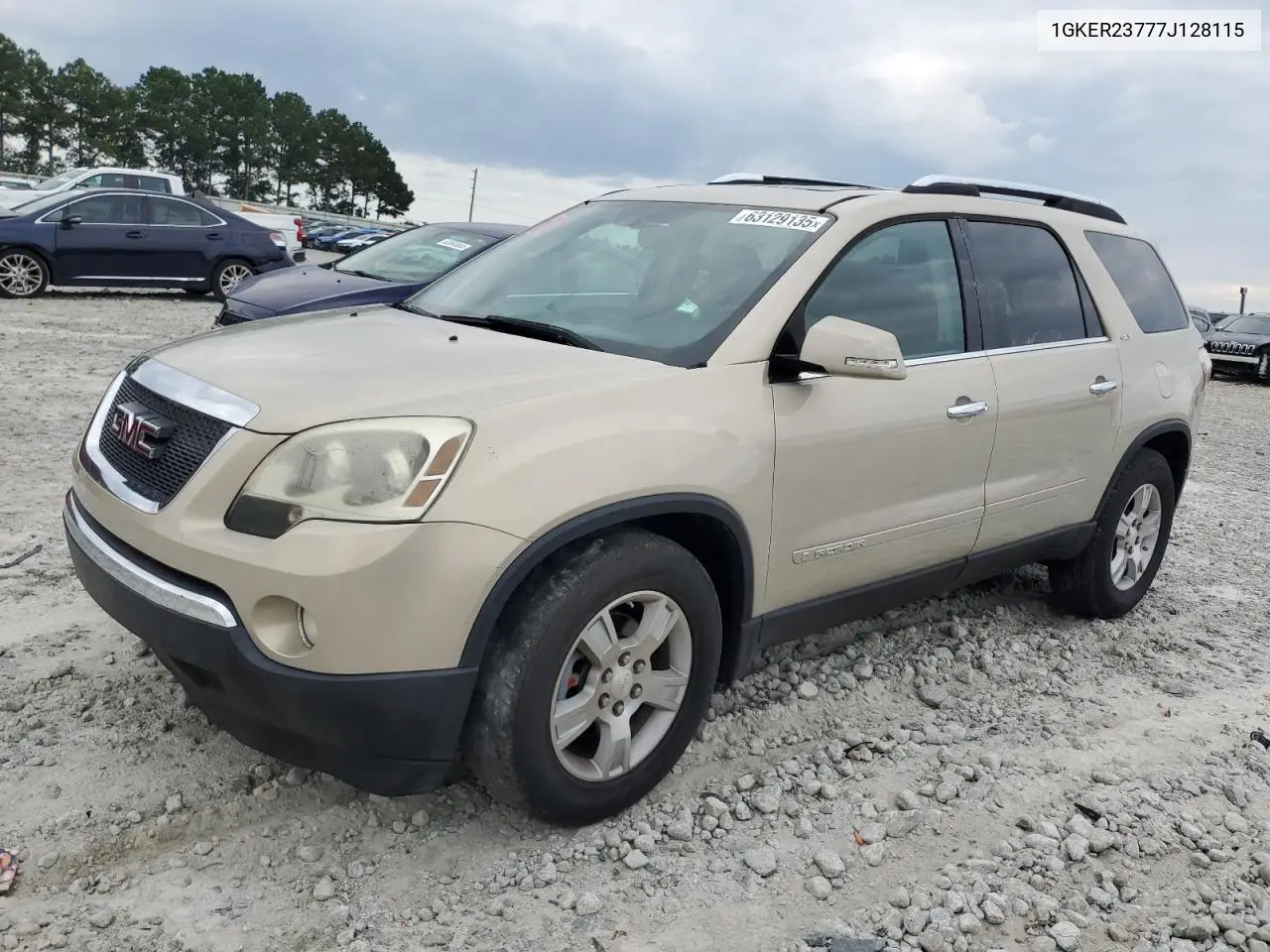 2007 GMC Acadia Slt-1 VIN: 1GKER23777J128115 Lot: 63129135