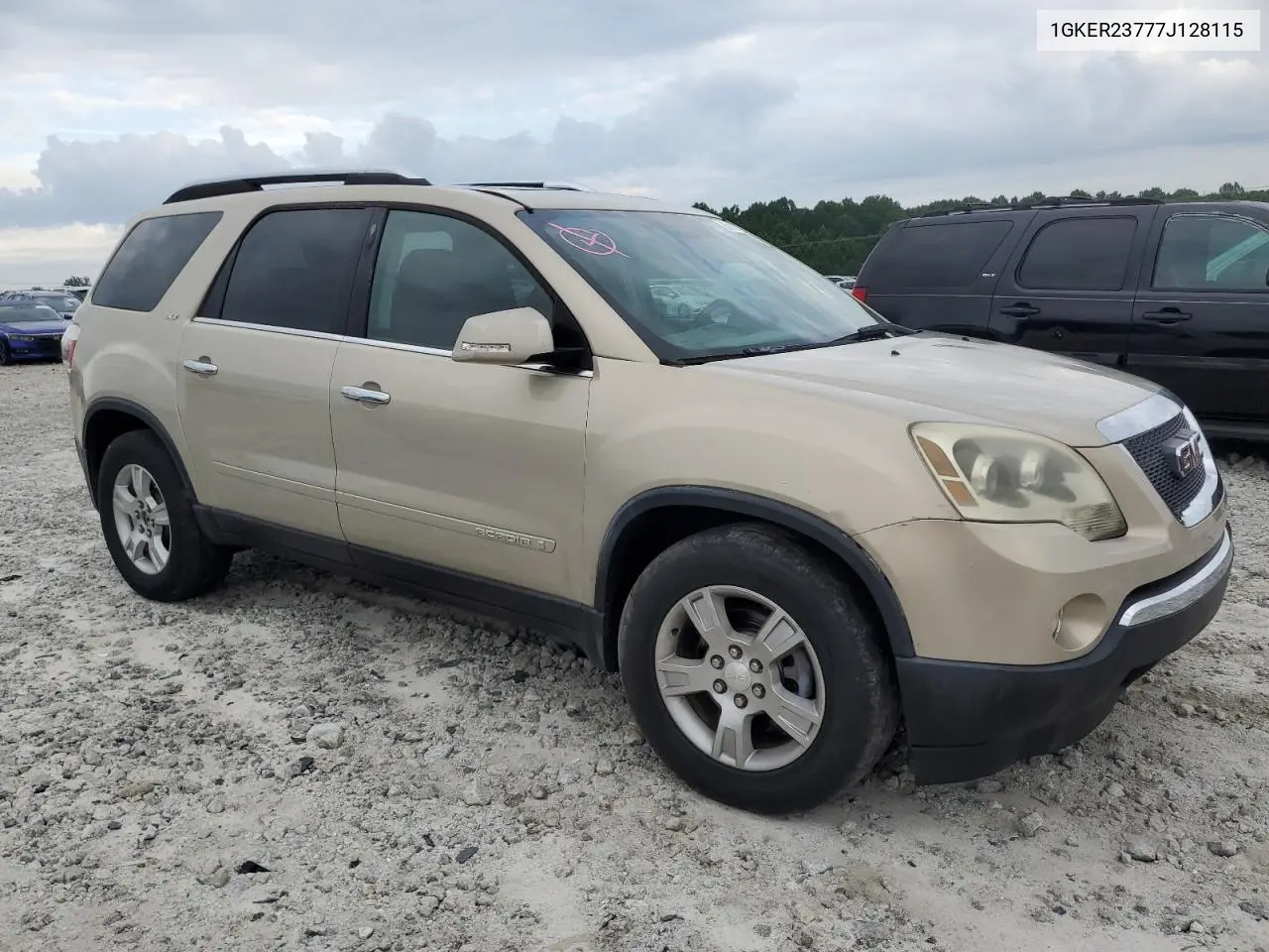 2007 GMC Acadia Slt-1 VIN: 1GKER23777J128115 Lot: 63129135