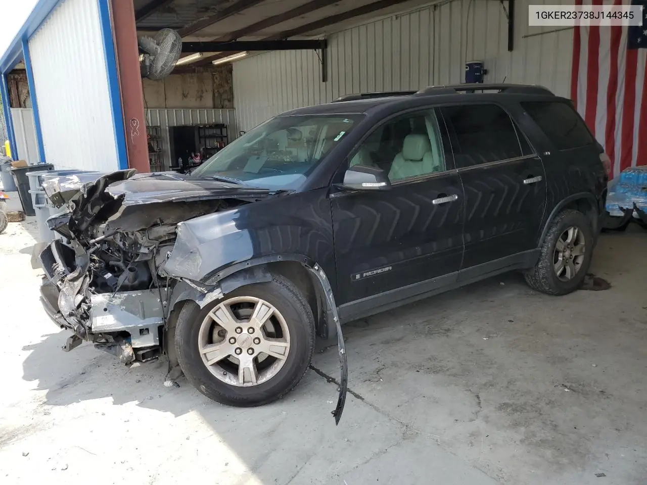 2008 GMC Acadia Slt-1 VIN: 1GKER23738J144345 Lot: 61925575