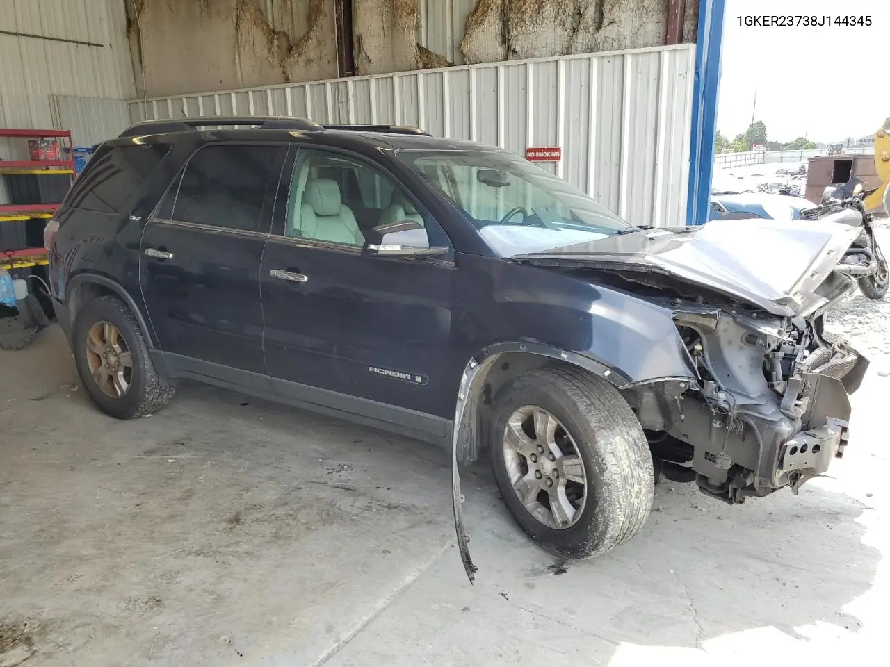 2008 GMC Acadia Slt-1 VIN: 1GKER23738J144345 Lot: 61925575