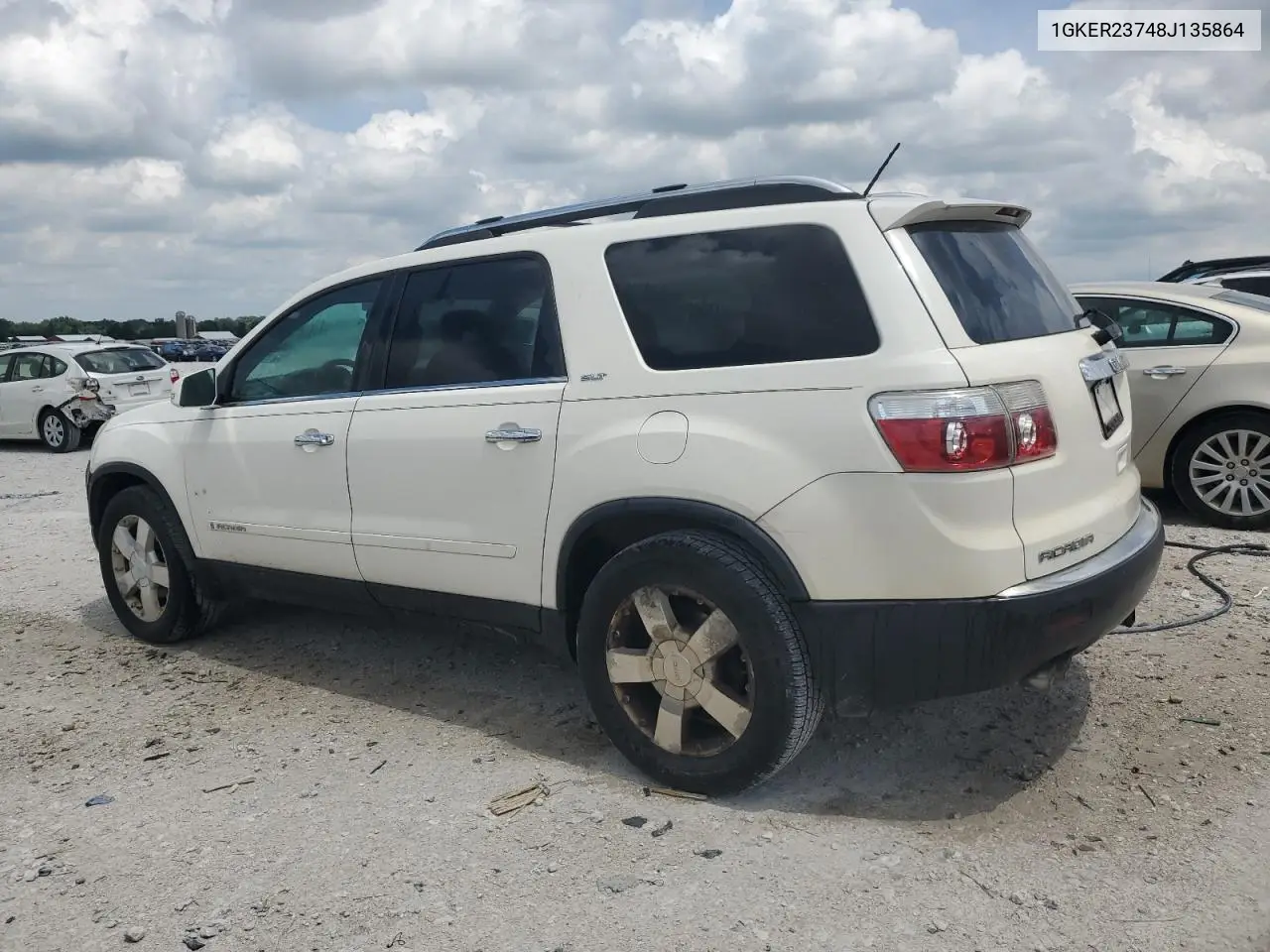 2008 GMC Acadia Slt-1 VIN: 1GKER23748J135864 Lot: 62717235