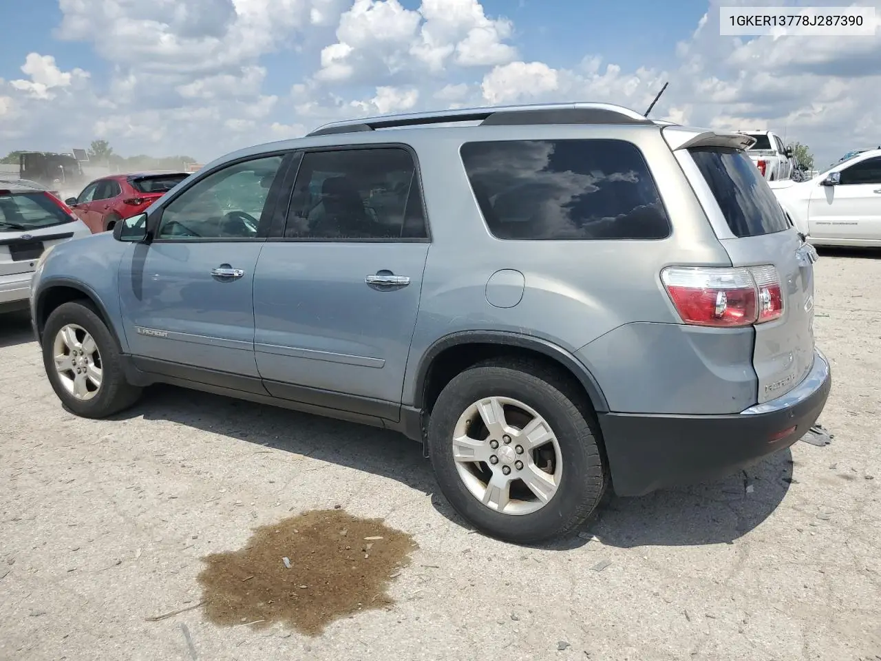 2008 GMC Acadia Sle VIN: 1GKER13778J287390 Lot: 62863845