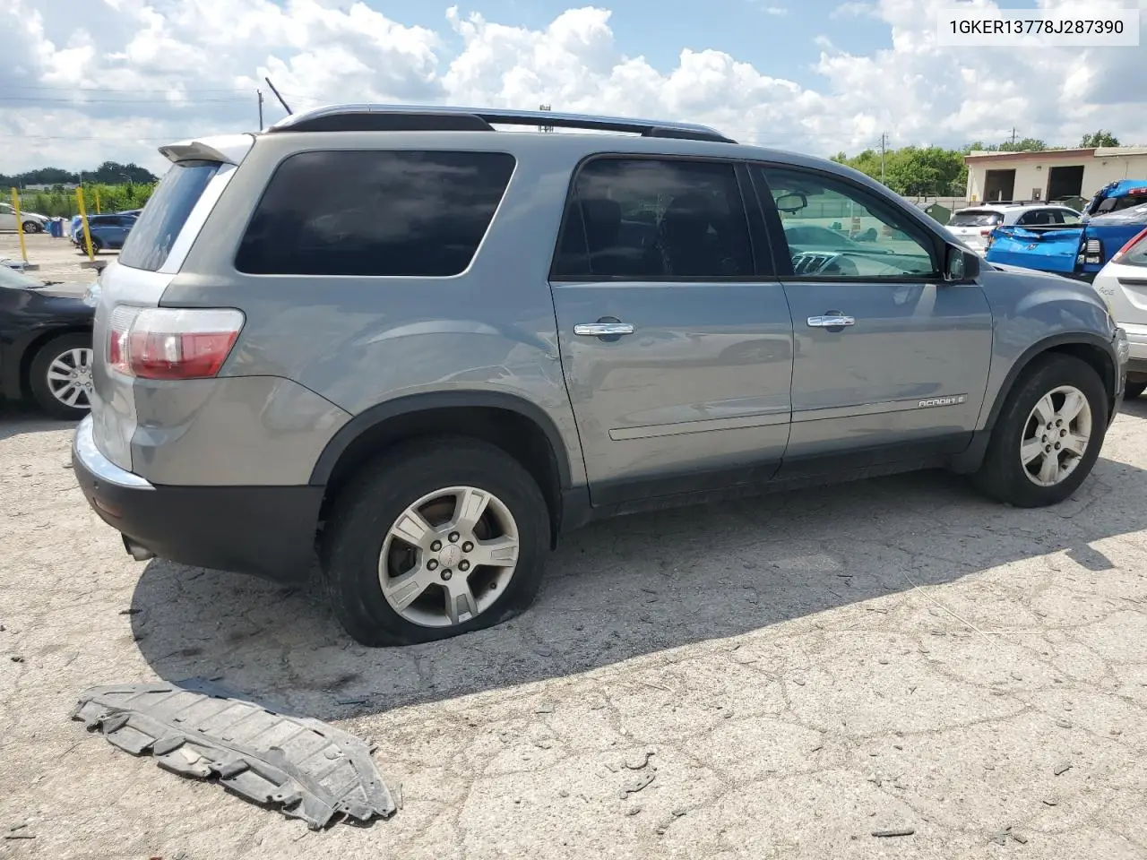 2008 GMC Acadia Sle VIN: 1GKER13778J287390 Lot: 62863845