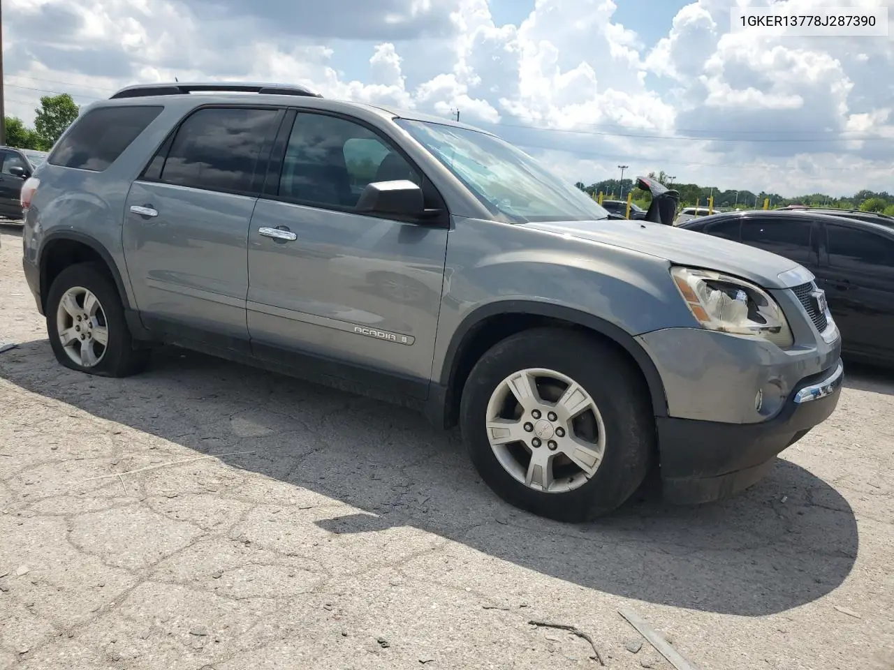 2008 GMC Acadia Sle VIN: 1GKER13778J287390 Lot: 62863845