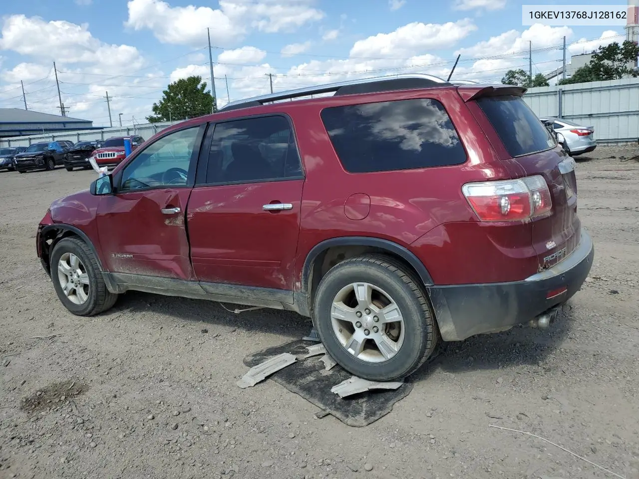 2008 GMC Acadia Sle VIN: 1GKEV13768J128162 Lot: 63308825
