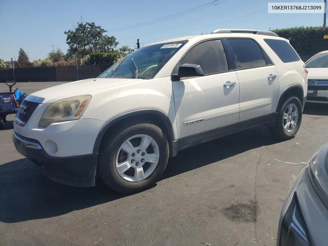 2008 GMC Acadia Sle VIN: 1GKER13768J213099 Lot: 63510475