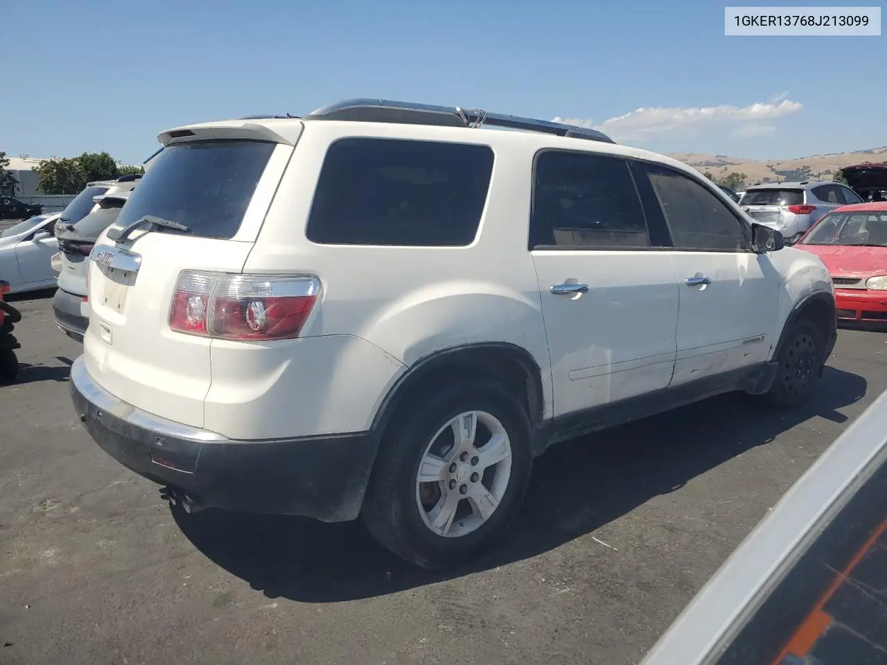 2008 GMC Acadia Sle VIN: 1GKER13768J213099 Lot: 63510475