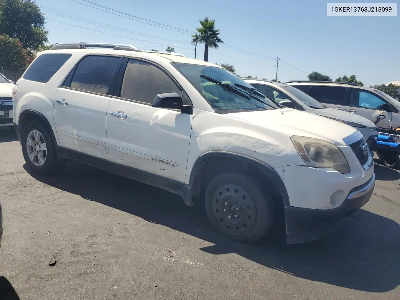 2008 GMC Acadia Sle VIN: 1GKER13768J213099 Lot: 63510475
