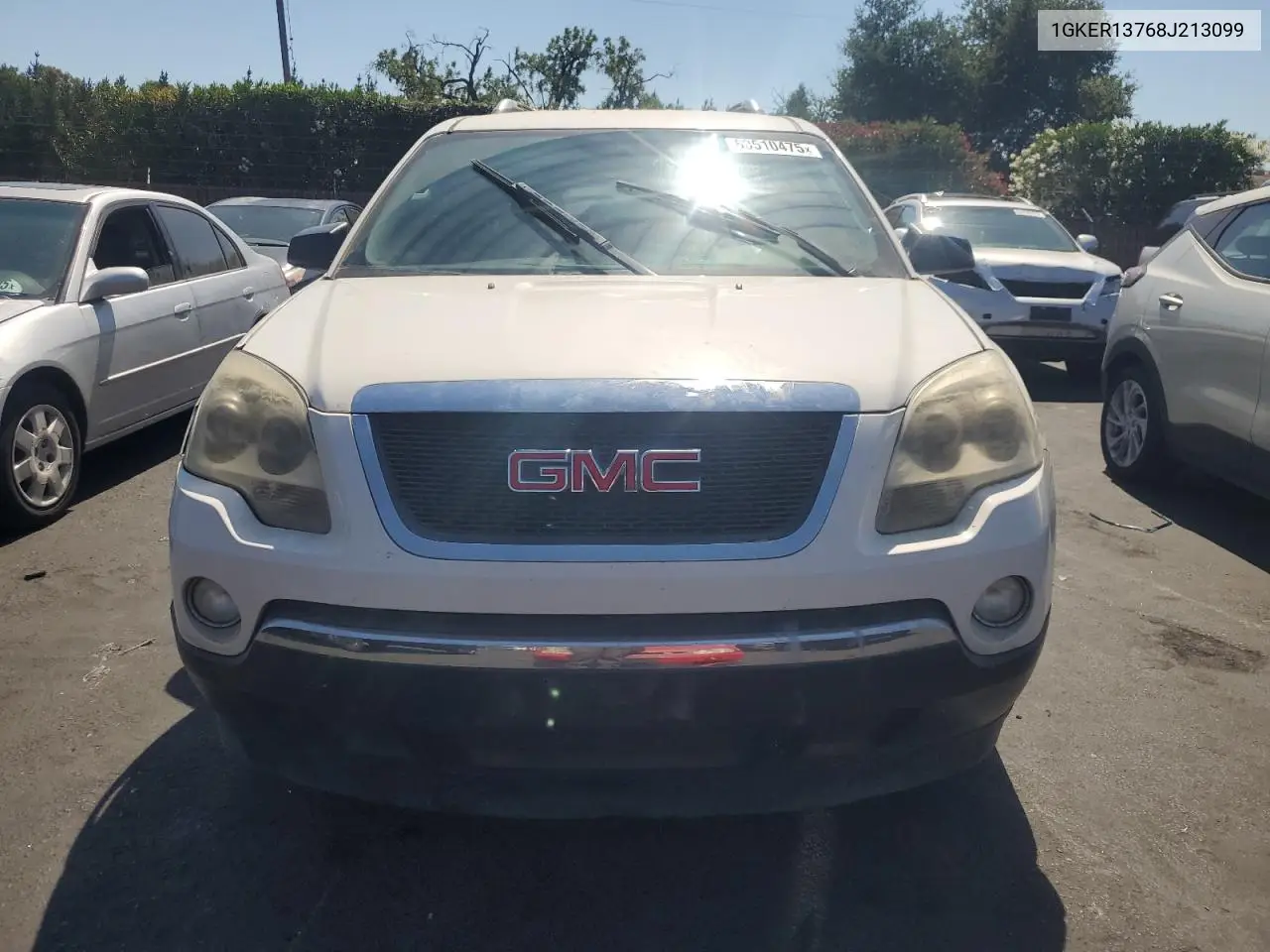 2008 GMC Acadia Sle VIN: 1GKER13768J213099 Lot: 63510475