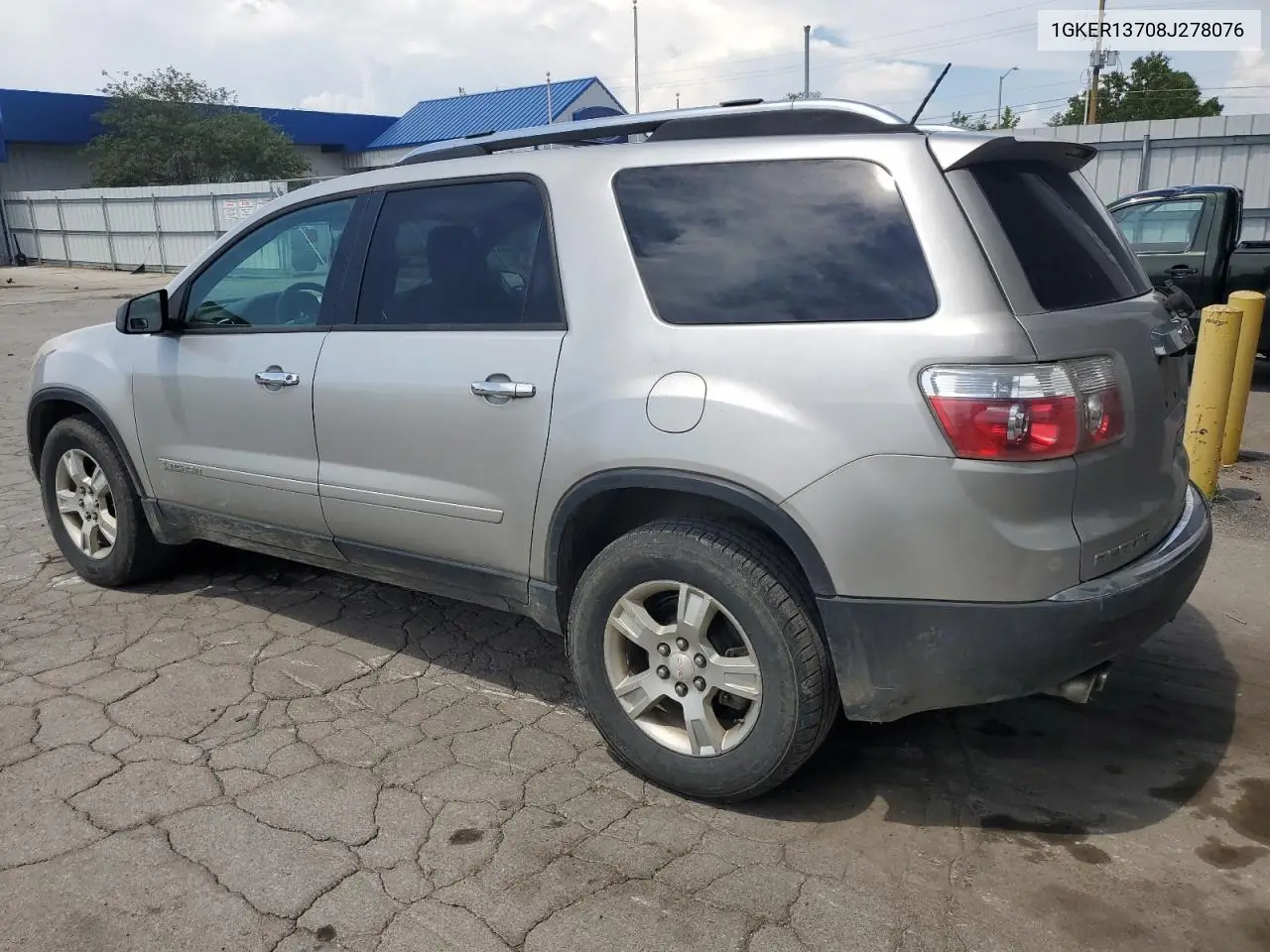 2008 GMC Acadia Sle VIN: 1GKER13708J278076 Lot: 65007535