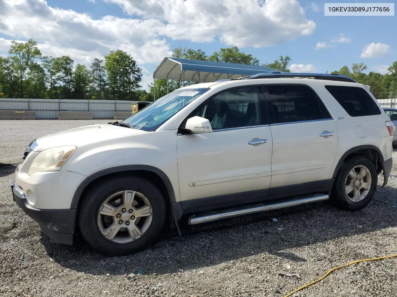 2009 GMC Acadia Slt-2 VIN: 1GKEV33D89J177656 Lot: 55981375