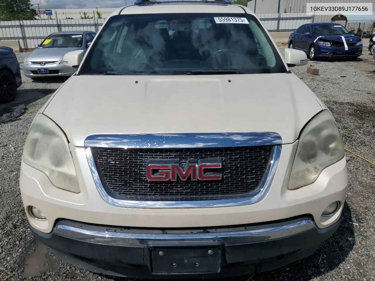2009 GMC Acadia Slt-2 VIN: 1GKEV33D89J177656 Lot: 55981375