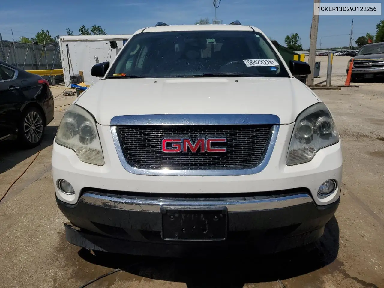 2009 GMC Acadia Sle VIN: 1GKER13D29J122256 Lot: 56423115