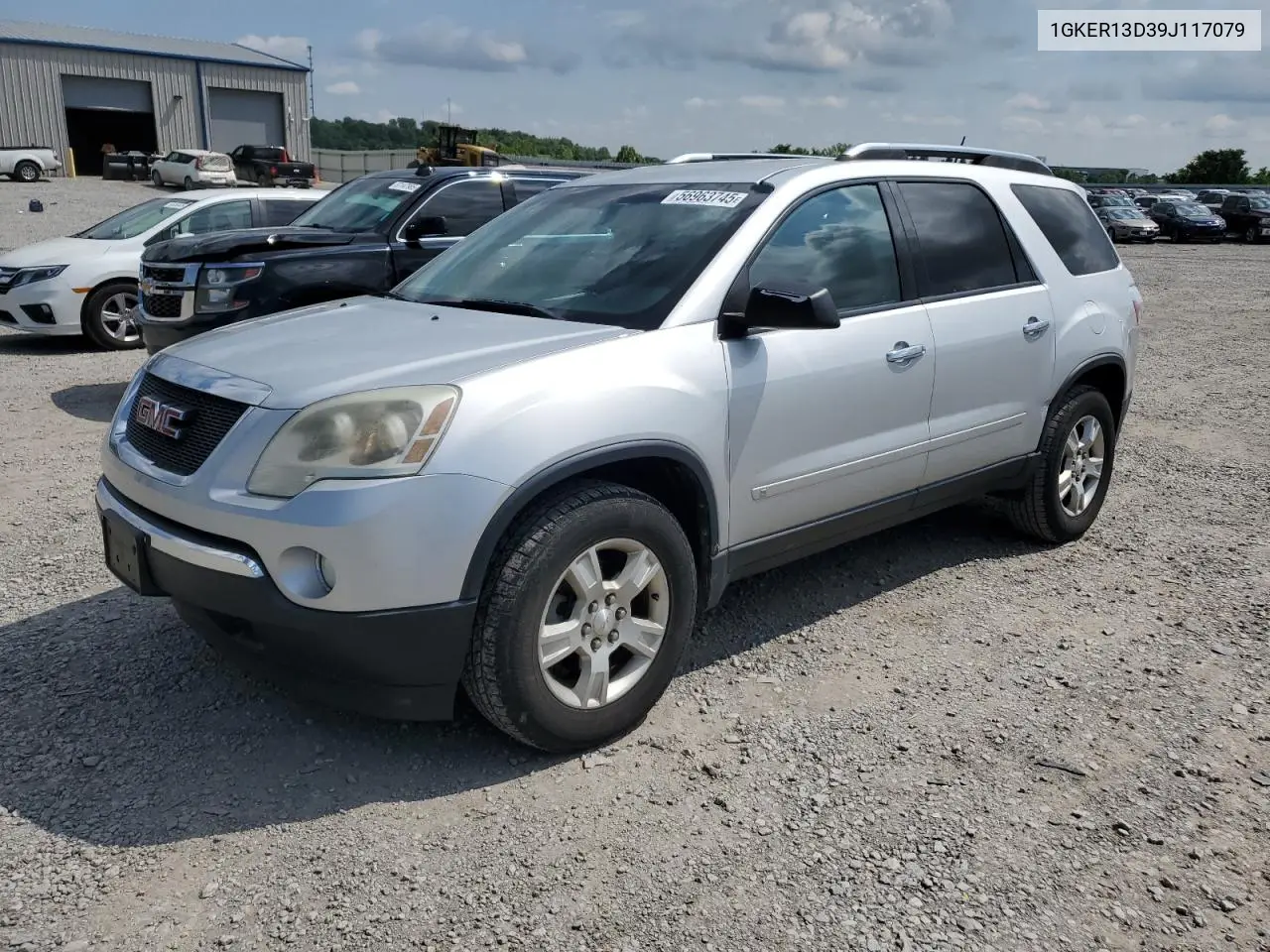 2009 GMC Acadia Sle VIN: 1GKER13D39J117079 Lot: 56963745