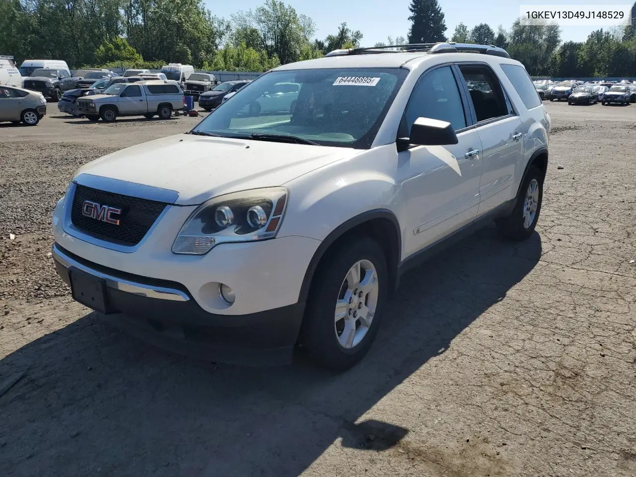 2009 GMC Acadia Sle VIN: 1GKEV13D49J148529 Lot: 64448895