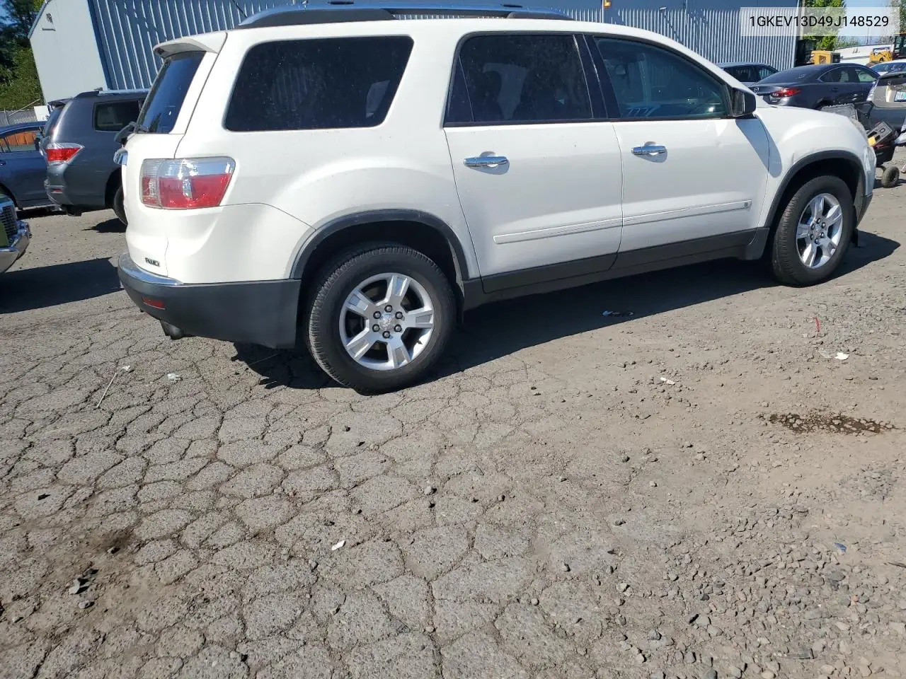 2009 GMC Acadia Sle VIN: 1GKEV13D49J148529 Lot: 64448895