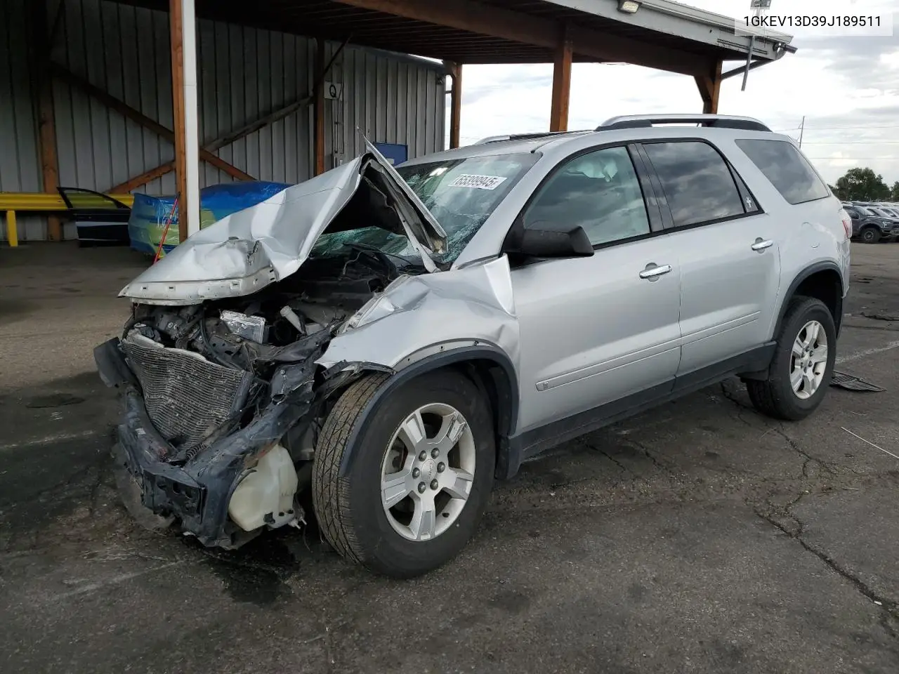 2009 GMC Acadia Sle VIN: 1GKEV13D39J189511 Lot: 65399945