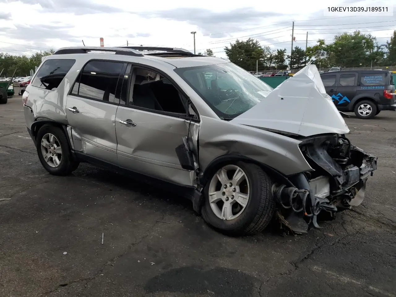 2009 GMC Acadia Sle VIN: 1GKEV13D39J189511 Lot: 65399945