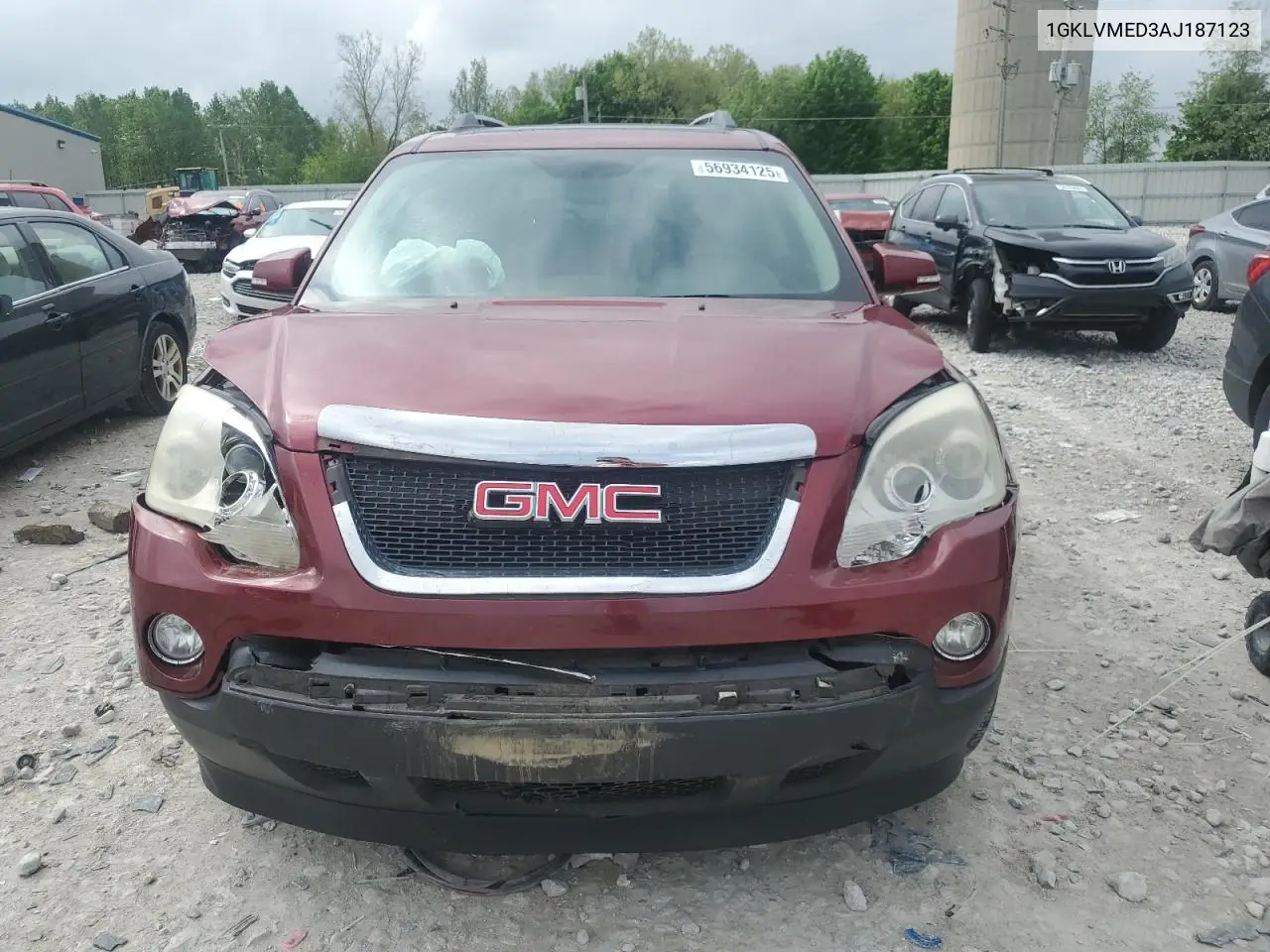 2010 GMC Acadia Slt-1 VIN: 1GKLVMED3AJ187123 Lot: 56934125