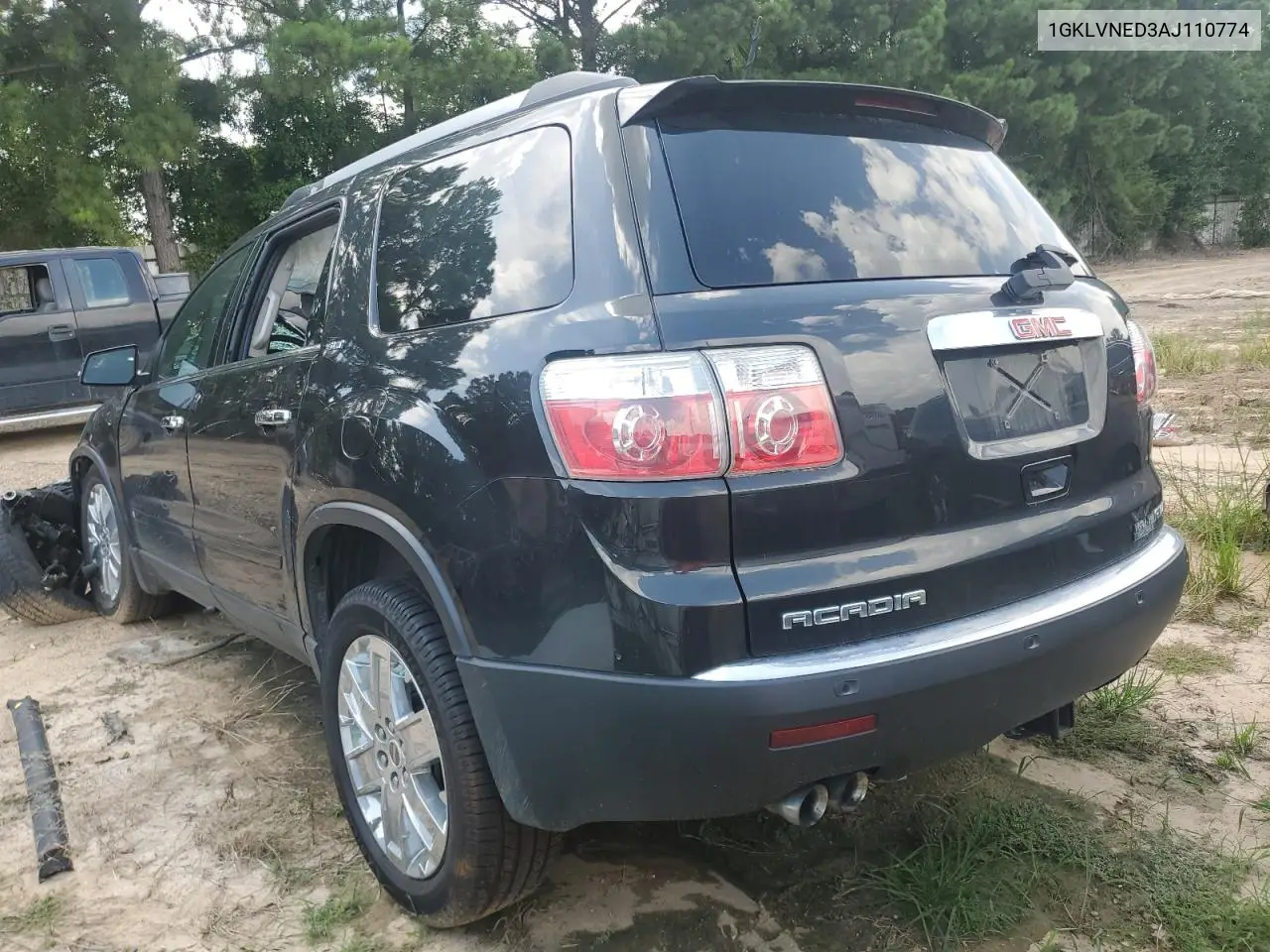 2010 GMC Acadia Slt-2 VIN: 1GKLVNED3AJ110774 Lot: 63449355