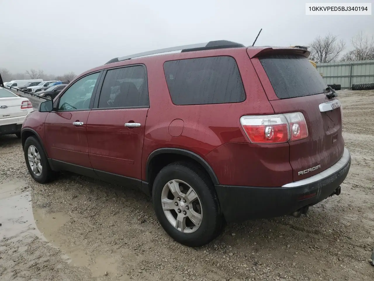2011 GMC Acadia Sle VIN: 1GKKVPED5BJ340194 Lot: 43215665