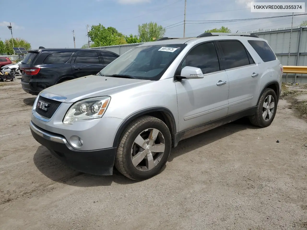 2011 GMC Acadia Slt-1 VIN: 1GKKVRED0BJ355374 Lot: 56973975