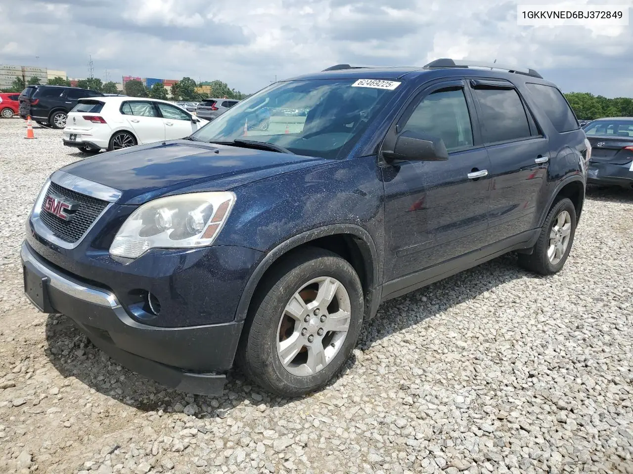2011 GMC Acadia Sle VIN: 1GKKVNED6BJ372849 Lot: 62469225