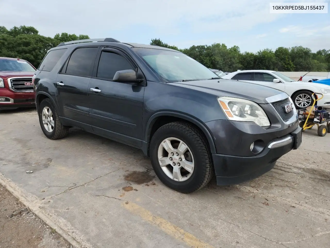 2011 GMC Acadia Sle VIN: 1GKKRPED5BJ155437 Lot: 62935355