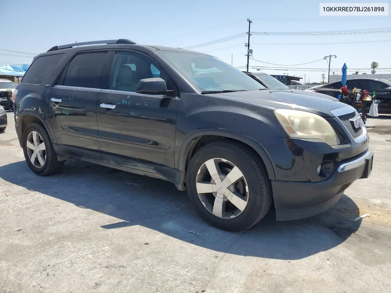2011 GMC Acadia Slt-1 VIN: 1GKKRRED7BJ261898 Lot: 63016295