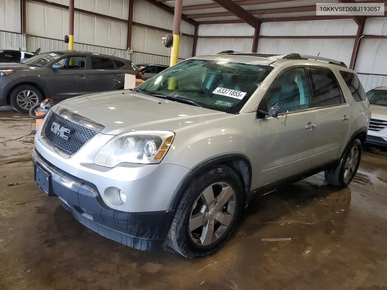 2011 GMC Acadia Slt-2 VIN: 1GKKVSED0BJ193057 Lot: 63371855