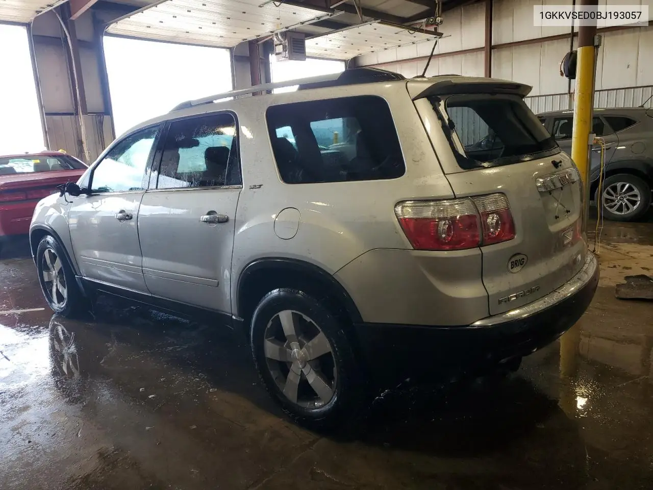 2011 GMC Acadia Slt-2 VIN: 1GKKVSED0BJ193057 Lot: 63371855