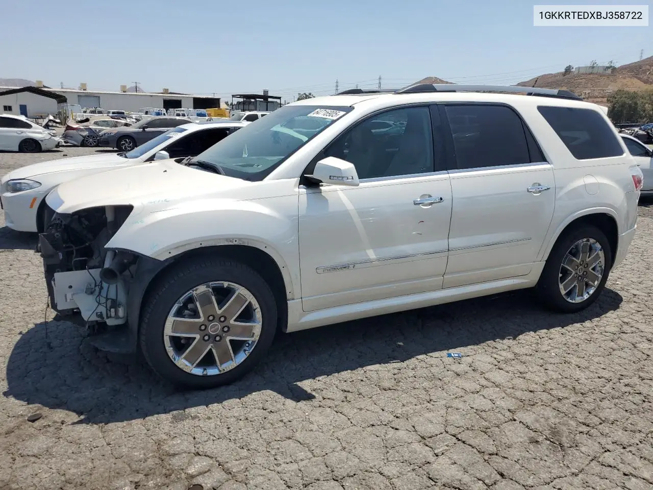 2011 GMC Acadia Denali VIN: 1GKKRTEDXBJ358722 Lot: 64716905