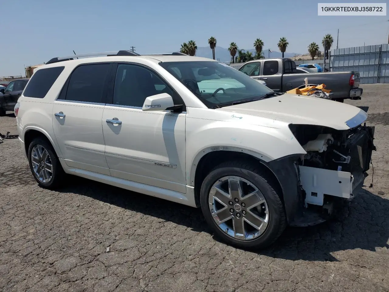 2011 GMC Acadia Denali VIN: 1GKKRTEDXBJ358722 Lot: 64716905