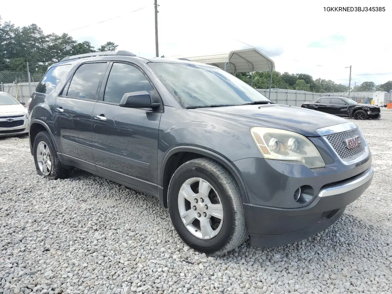 2011 GMC Acadia Sle VIN: 1GKKRNED3BJ345385 Lot: 65206055