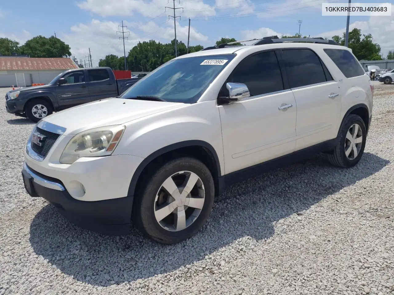 2011 GMC Acadia Slt-1 VIN: 1GKKRRED7BJ403683 Lot: 65227895