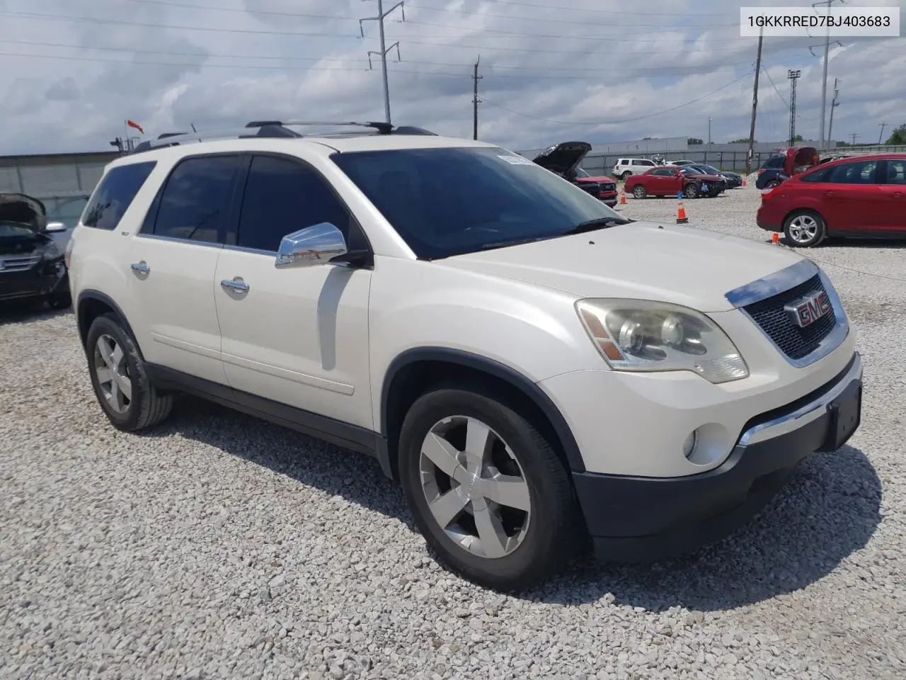 2011 GMC Acadia Slt-1 VIN: 1GKKRRED7BJ403683 Lot: 65227895