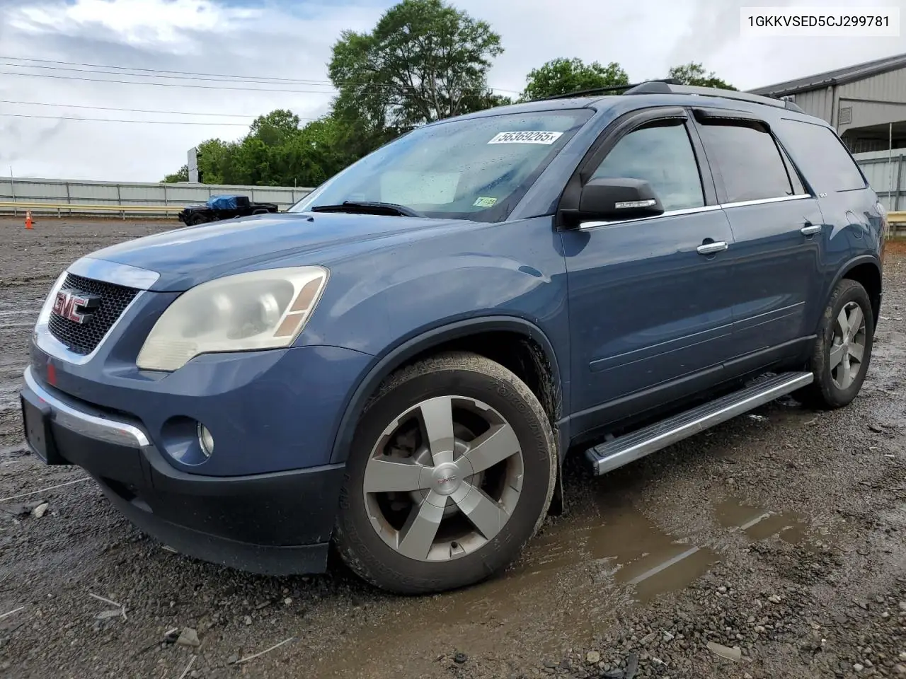 2012 GMC Acadia Slt-2 VIN: 1GKKVSED5CJ299781 Lot: 56369265
