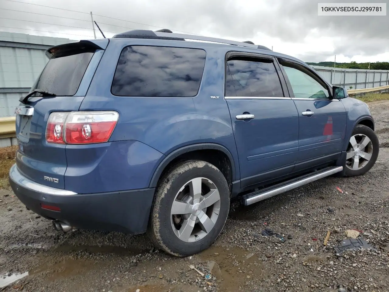 2012 GMC Acadia Slt-2 VIN: 1GKKVSED5CJ299781 Lot: 56369265