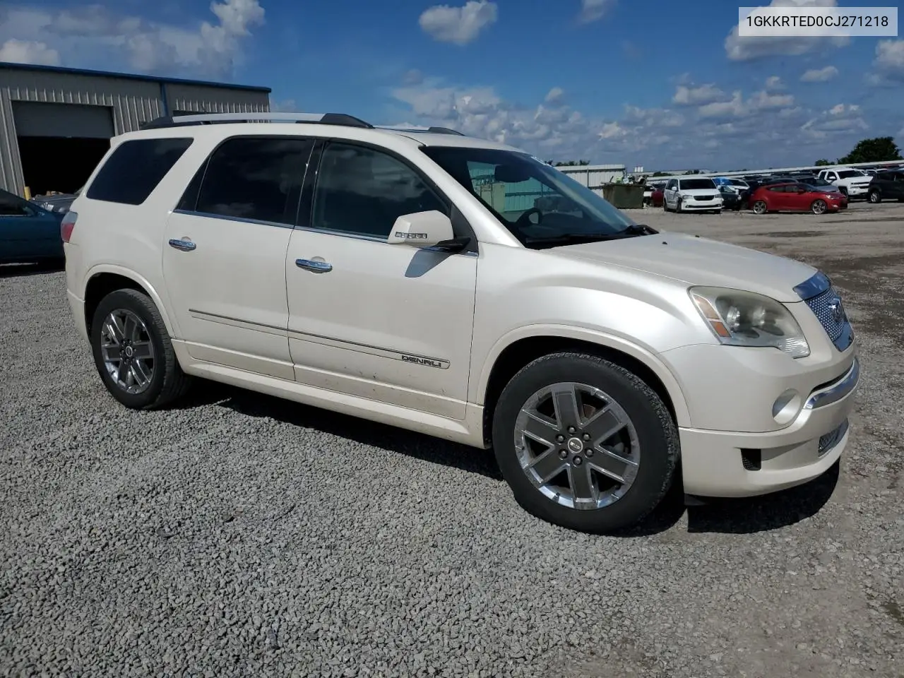 2012 GMC Acadia Denali VIN: 1GKKRTED0CJ271218 Lot: 56484715