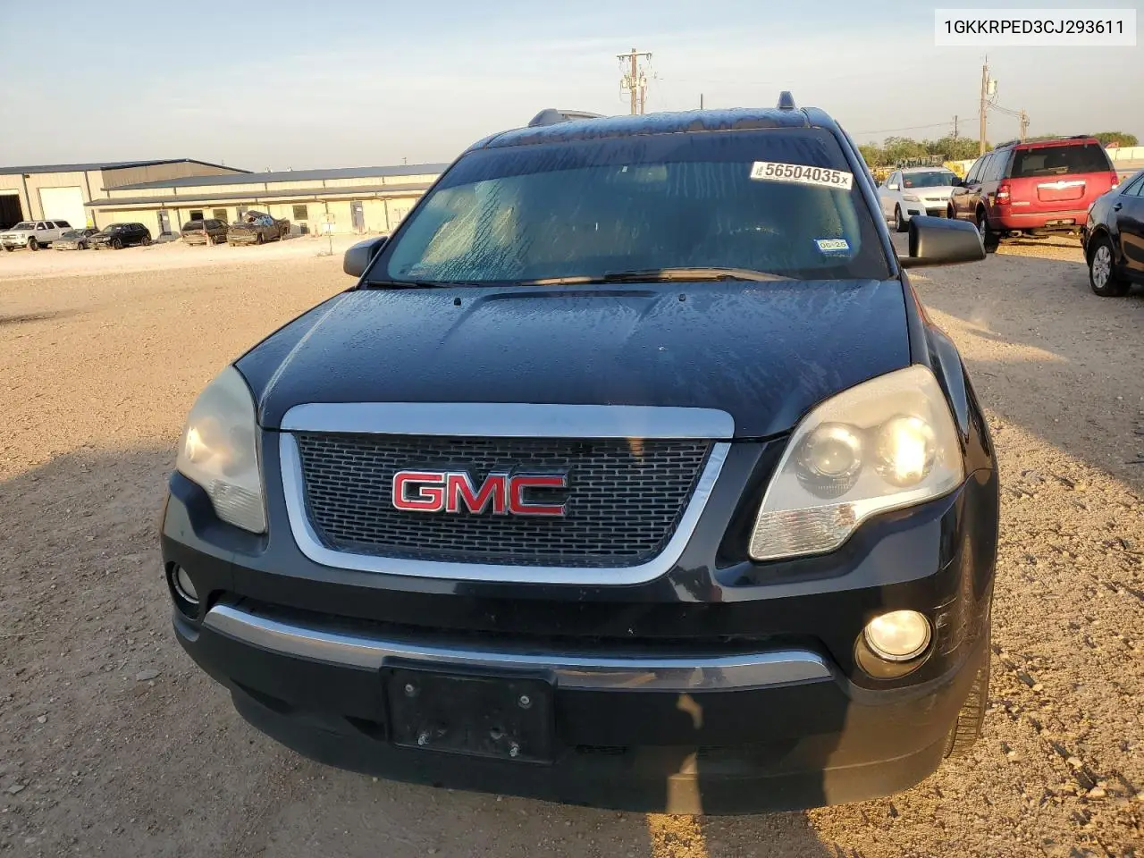 2012 GMC Acadia Sle VIN: 1GKKRPED3CJ293611 Lot: 56504035