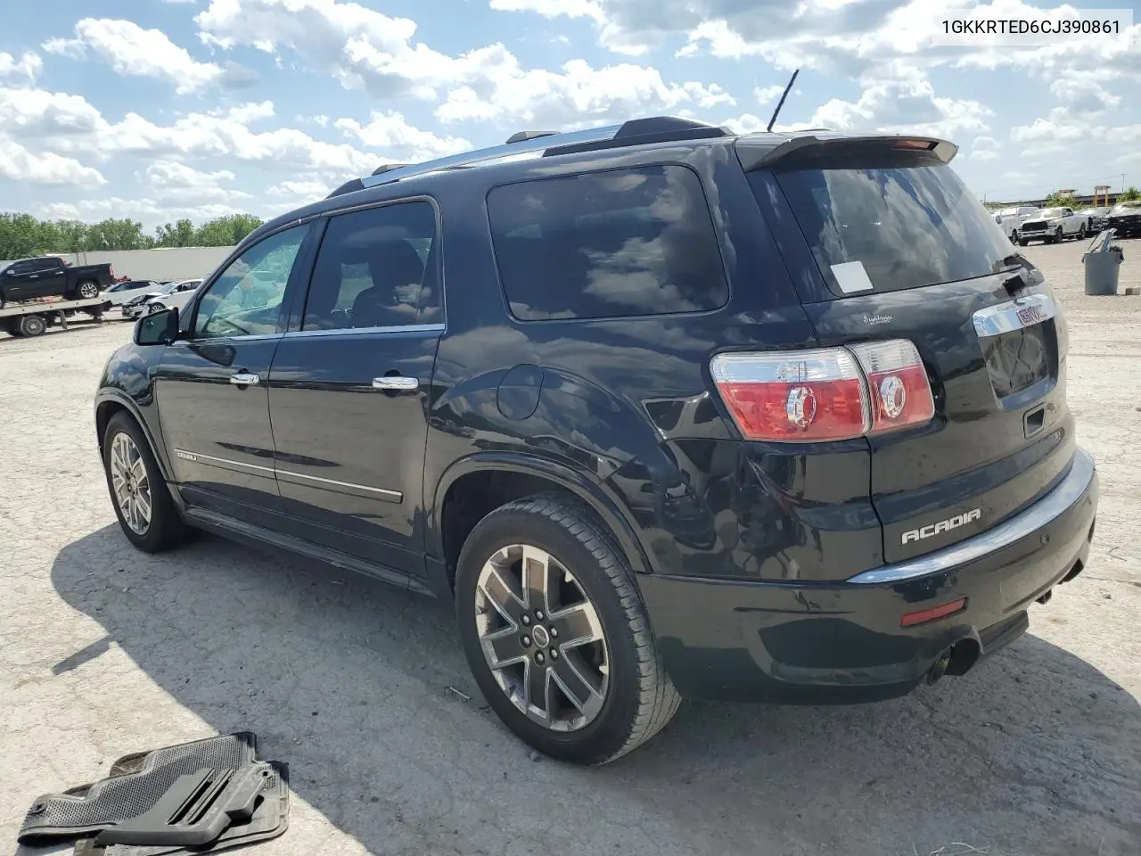 2012 GMC Acadia Denali VIN: 1GKKRTED6CJ390861 Lot: 56885065