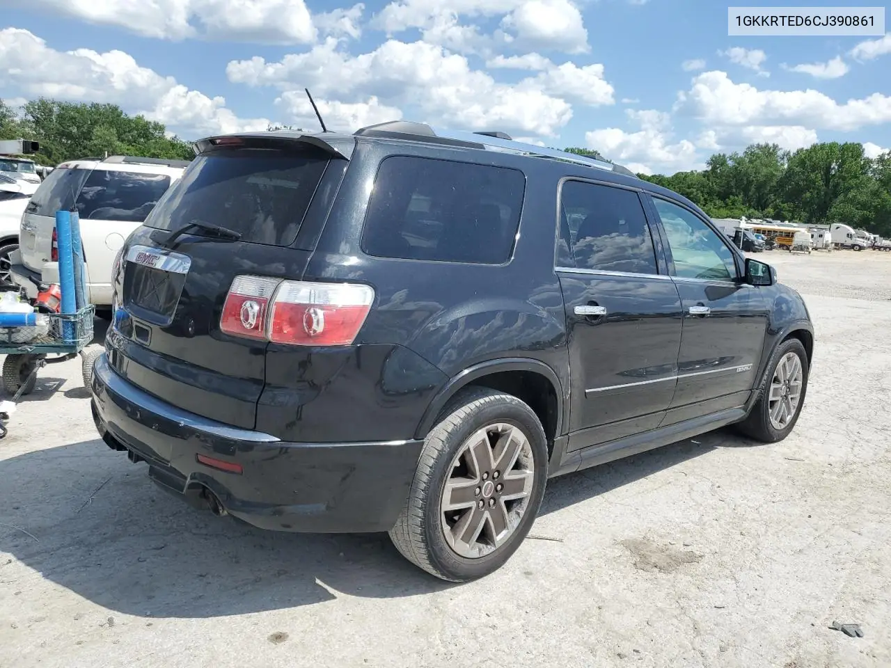 2012 GMC Acadia Denali VIN: 1GKKRTED6CJ390861 Lot: 56885065