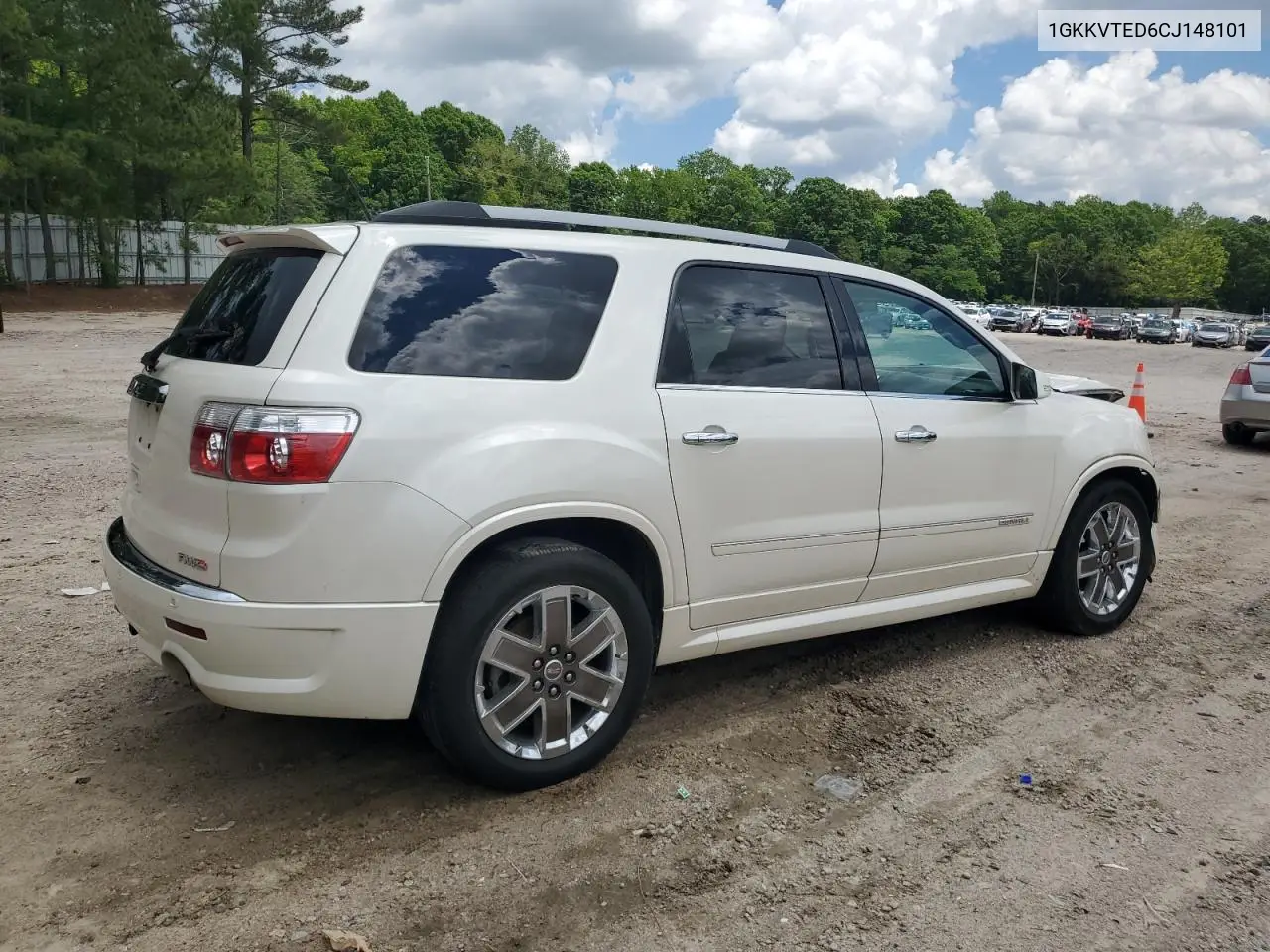 2012 GMC Acadia Denali VIN: 1GKKVTED6CJ148101 Lot: 57058195