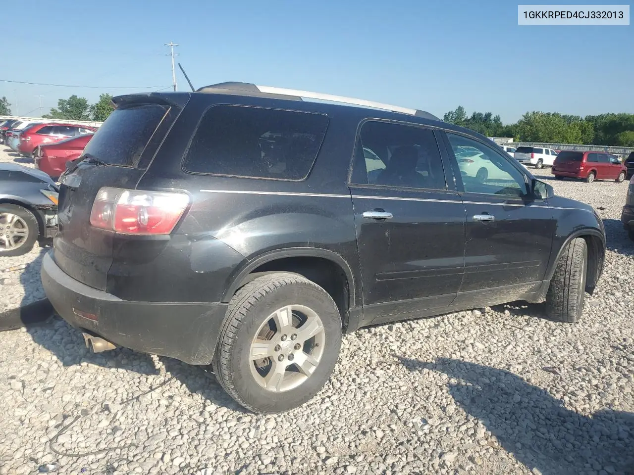 1GKKRPED4CJ332013 2012 GMC Acadia Sle